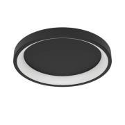 EGLO connect Smart-LED plafondlamp Loretello-Z, rond, zwart