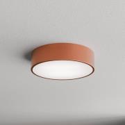 Cleo 300 plafondlamp, koper, sensor, IP54, Ø 30 cm, metaal