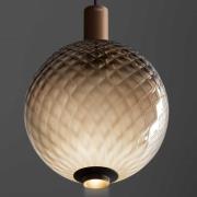 OLEV LED-pendel BEAM STICK NUANCE BALLOTON bruin Ø 20 cm 927