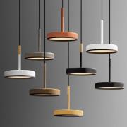OLEV LED hanglamp OVERFLY, bruin, Ø 15 cm, metaal, 927 dimbaar