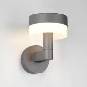 LED buiten wandlamp Mackenzie, antraciet, gegoten aluminium