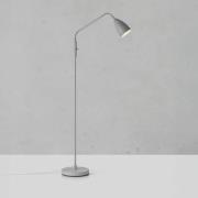 Markslöjd LED vloerlamp Patro, grijs, metaal, dimbaar