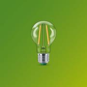 Philips LED lamp E27 A60 2,3W 485lm 2700K filament 6-pack