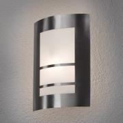 Mooie LED-buitenwandlamp Katalea in zilver
