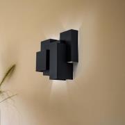 Wandlamp Wand, zwart, 5 x G9, staal