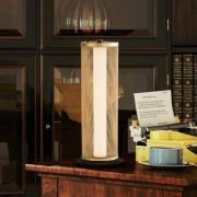 Thread LED tafellamp, goudkleurig, dimbaar in 3 stappen, staal