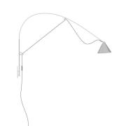 midgard LED wandlamp AYNO L, grijs/grijs, 2.700 K, 130 cm