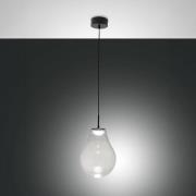 LED hanglamp Noa, helder, glas, Ø 25 cm, CCT, dimbaar