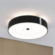 Paulmann Smart LED plafondlamp Malika antraciet Ø 40 cm vilt
