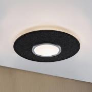 Paulmann Smart LED plafondlamp Tulga, antraciet Ø 45 cm vilt