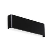 Ideal Lux LED wandlamp Delta, zwart, B 30 cm, up/down