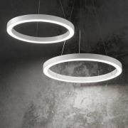 Ideal Lux LED hanglamp Oracle, Ø 70 cm, wit, 3.000 K