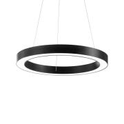 Ideal Lux LED hanglamp Oracle, Ø 70 cm, zwart, 3.000 K