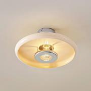 Lindby plafondlamp Branford, Ø 35 cm, beige, metaal