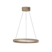 LED hanglamp Silvio, Ø 60 cm, greige, metaal, CCT