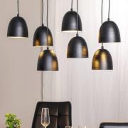 Tattoo 6181 hanglamp, zwart, metaal, 7-lamps