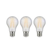 LED lamp mat E27 A60 5W 2700K 1060lm 3st