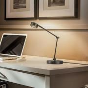 Lindby tafellamp Jyla, zwart, 2700K, GX53, ijzer