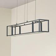 Lucande LED hanglamp Estante, zwart, dimbaar, CCT