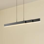 Lucande LED hanglamp Torven, zwart, CCT, dimbaar
