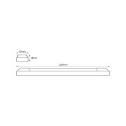 OSRAM LED-lichtbalk POWER BATTEN, 4.000 K, 120 cm, 2-lamps.