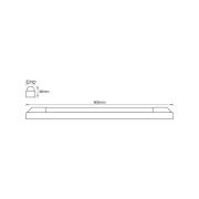 OSRAM LED-lichtbalk POWER BATTEN, 3.000 K, 60 cm, 1-lamp