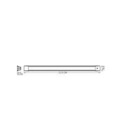 OSRAM LED kantoor hanglamp OFFICE LINE, lengte 112 cm wit schakelaar