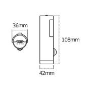 OSRAM nachtlampje NIGHTLUX TORCH, wit, sensor, batterij IP54