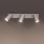 OSRAM plafondspot OCTAGON, wit, 3-lamps, GU10-LED 927 dimbaar