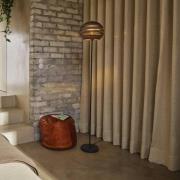 OSRAM vloerlamp BALL, bruin, hoogte 160 cm, golfkarton, E27