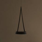 LED hanglamp op accu Mahina, zwart, Ø 17 cm, metaal, CCT