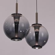 PURE LED hanglamp E-Infinity, grijs/rookgrijs, Ø 50 cm, CCT