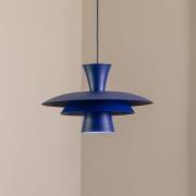 Hanglamp Plato, donkerblauw, metaal, Ø 38 cm, E27