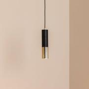 Hanglamp Orino, zwart/goud, metaal, GU10