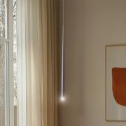 Hanglamp Piano, zwart, Ø 2,5 cm, staal/kunststof