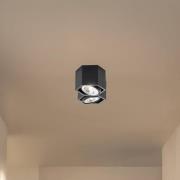 Plafondlamp Elvas zwenkbaar 2-lamps zwart