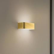 Wandlamp Rauma, messing, breedte 20 cm