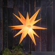 STERNTALER LED-ster, geel, Ø 40 cm, 18 punten, IP44