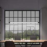 OSRAM LED hanglamp Office line Slab zwart 4.000 K dimbaar