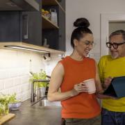 OSRAM LED meubelverlichting paneel 30 x 10 cm zwart CCT dimbaar