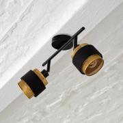 OSRAM plafondlamp Decor Spot Hornet, 2-lamps, zwart/goud