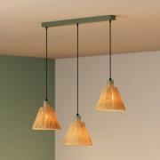OSRAM hanglamp Decor Raffia, 3-lamps, raffia, naturel
