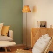 OSRAM vloerlamp Decor Raffia, 1-lamp, raffia naturel, E27