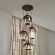 OSRAM hanglamp Decor Needle Plate, grijs, staal, 4-lamps, E27