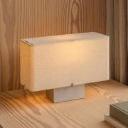 Audo tafellamp Nonna aluminium/zandkleurig hoogte 24 cm metaal/stof