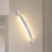 Lindby LED wandlamp Alvon, zilver, hoogte 50 cm, metaal