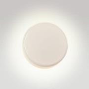 MARSET LED wandlamp Caramel, opaal, Ø 38 cm, TRIAC, glas