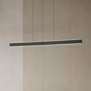 Lucande LED hanglamp Arvon, zwart, 116 cm, dimbaar, CCT