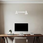 Plafondlamp Trogir, beige, 2-lamps, lengte 27 cm