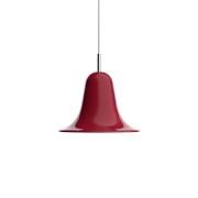 Verpan hanglamp Pantop, kersenrood, Ø 23 cm, metaal, E14
